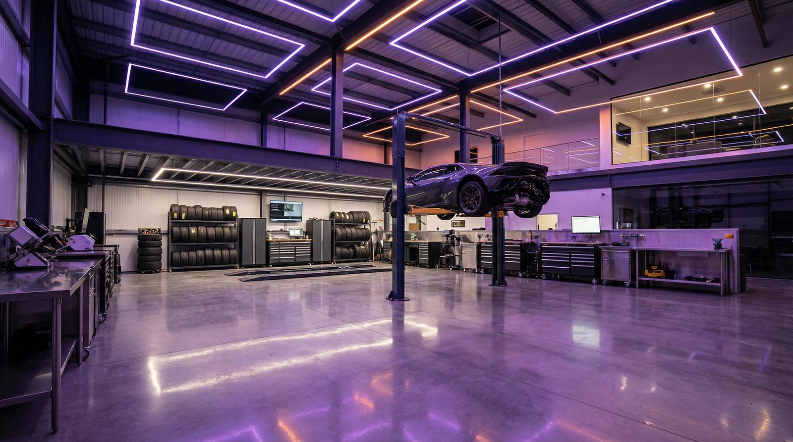 国产主播改装工坊实景